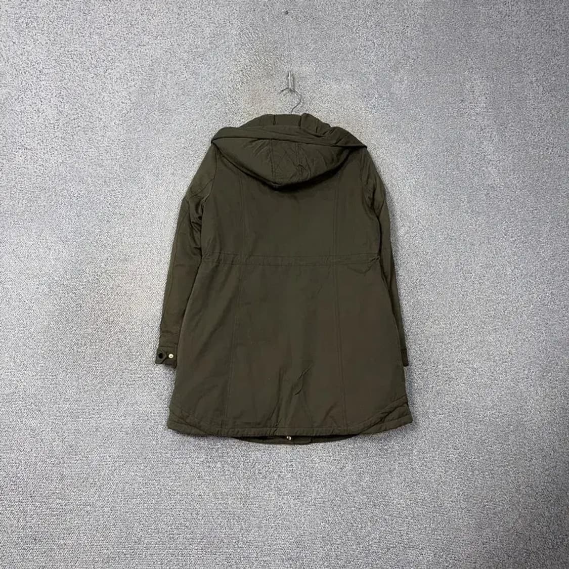 GGPX 큐빅 로고 카키 파카 패딩 점퍼 S 상품이미지2