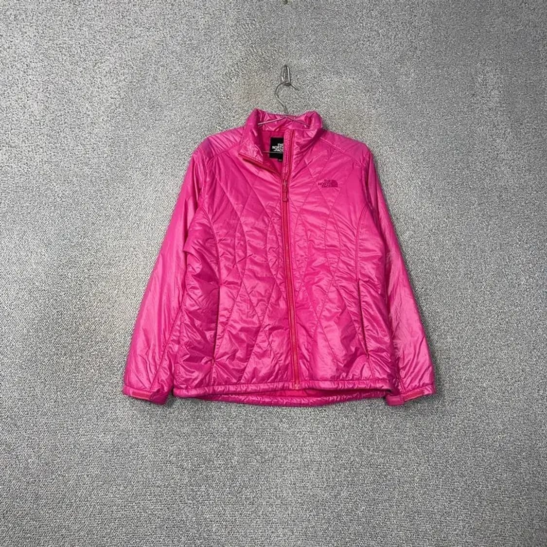 노스페이스 핑크 로고 경량 패딩 점퍼 100 상품이미지1