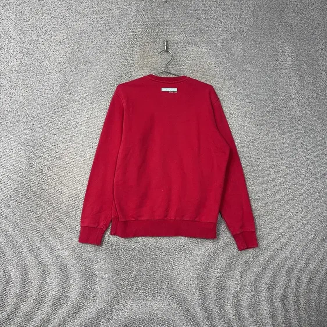 뉴발란스 로고 프린팅 레드 맨투맨 M 상품이미지2