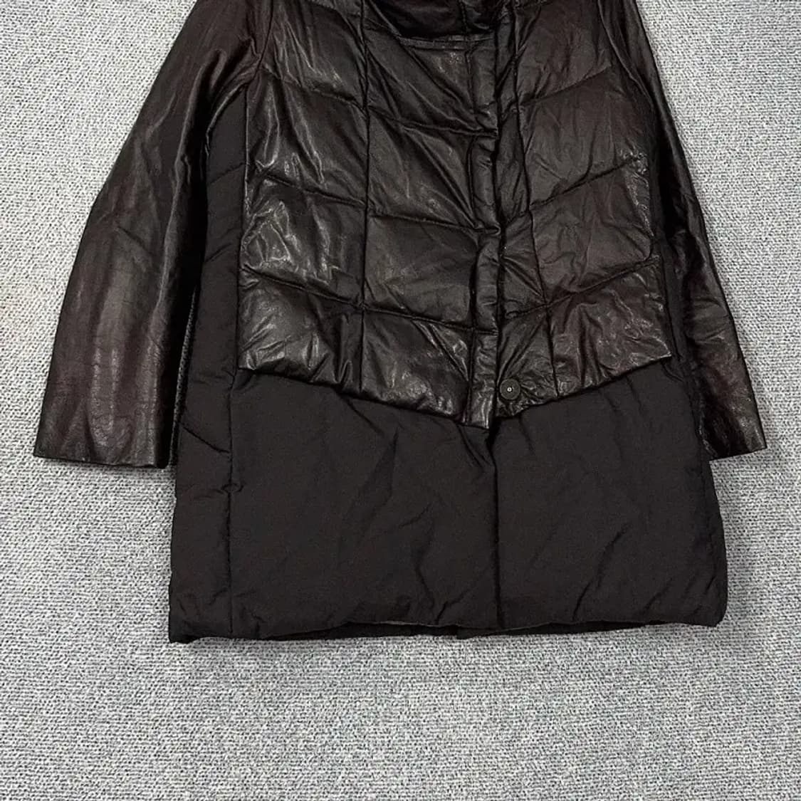 한섬 타임 양가죽 브라운 패딩 66 상품이미지4