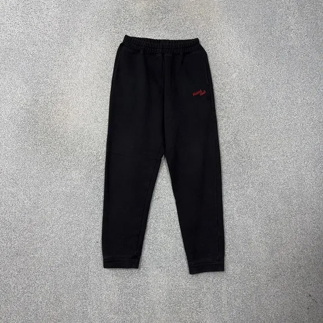 하트클럽 로고 블랙 후드 셋업 M 상품이미지3