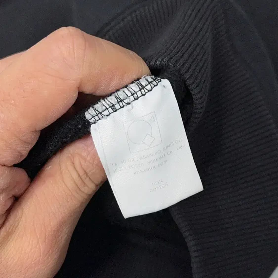 하트클럽 로고 블랙 후드 셋업 M 상품이미지7