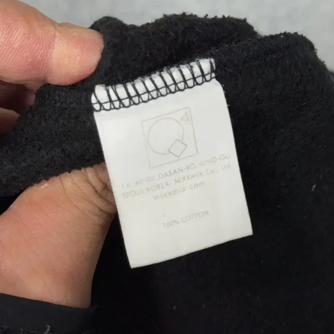 하트클럽 로고 블랙 후드 셋업 M 상품이미지8