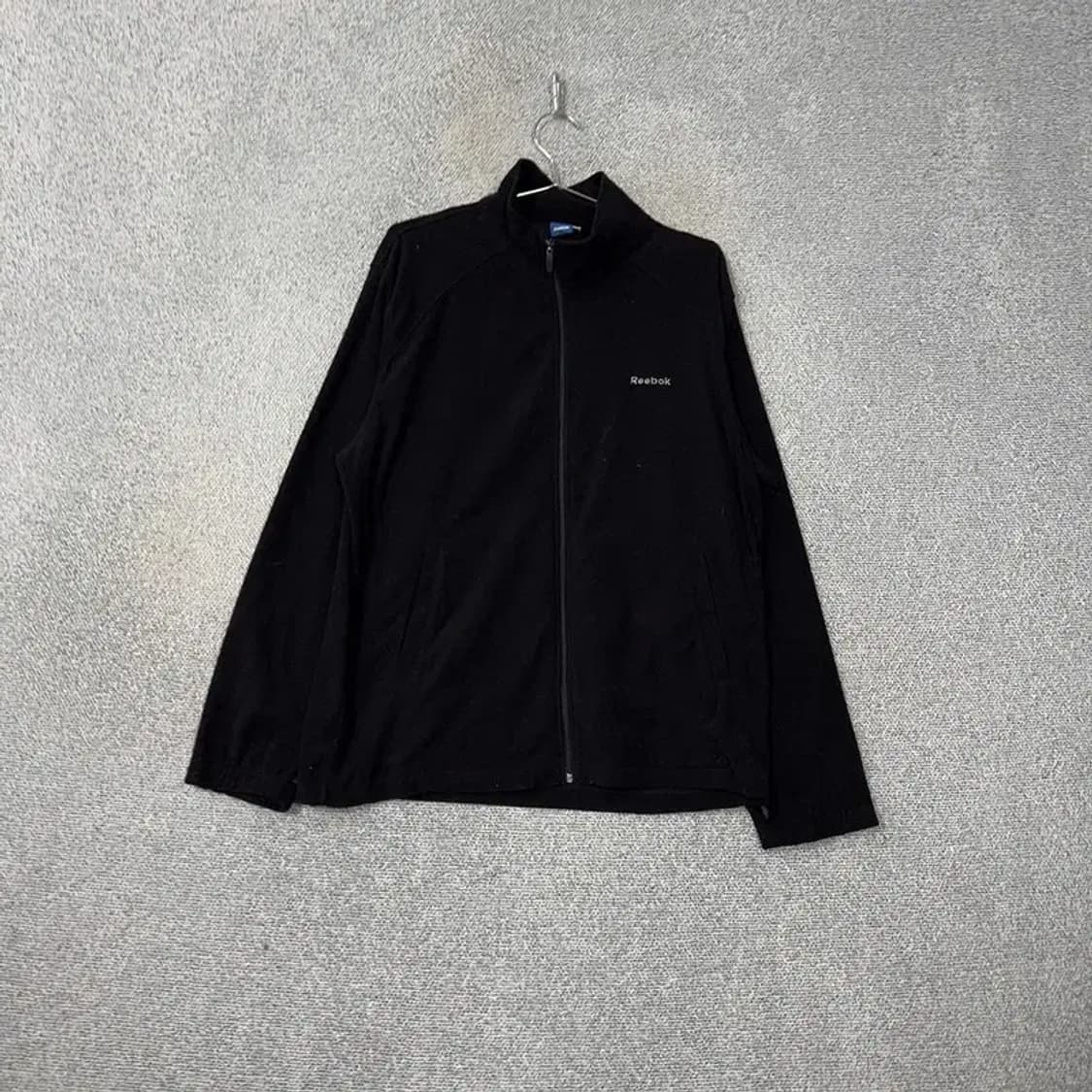 리복 로고 블랙 플리스 자켓 105 상품이미지1