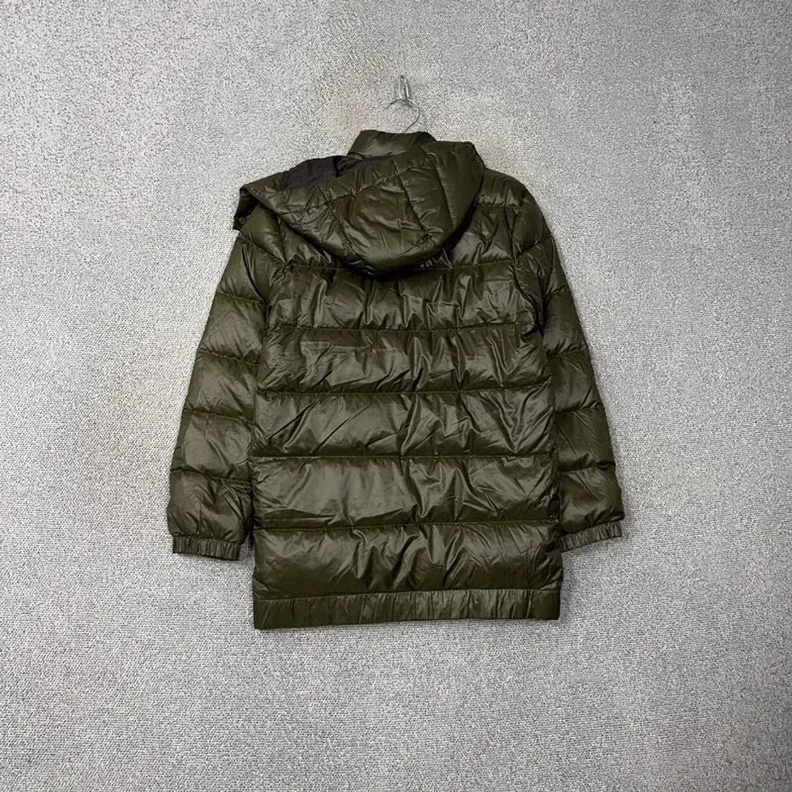 아디다스 덕다운 흑탭 카키 롱 패딩 95 상품이미지2