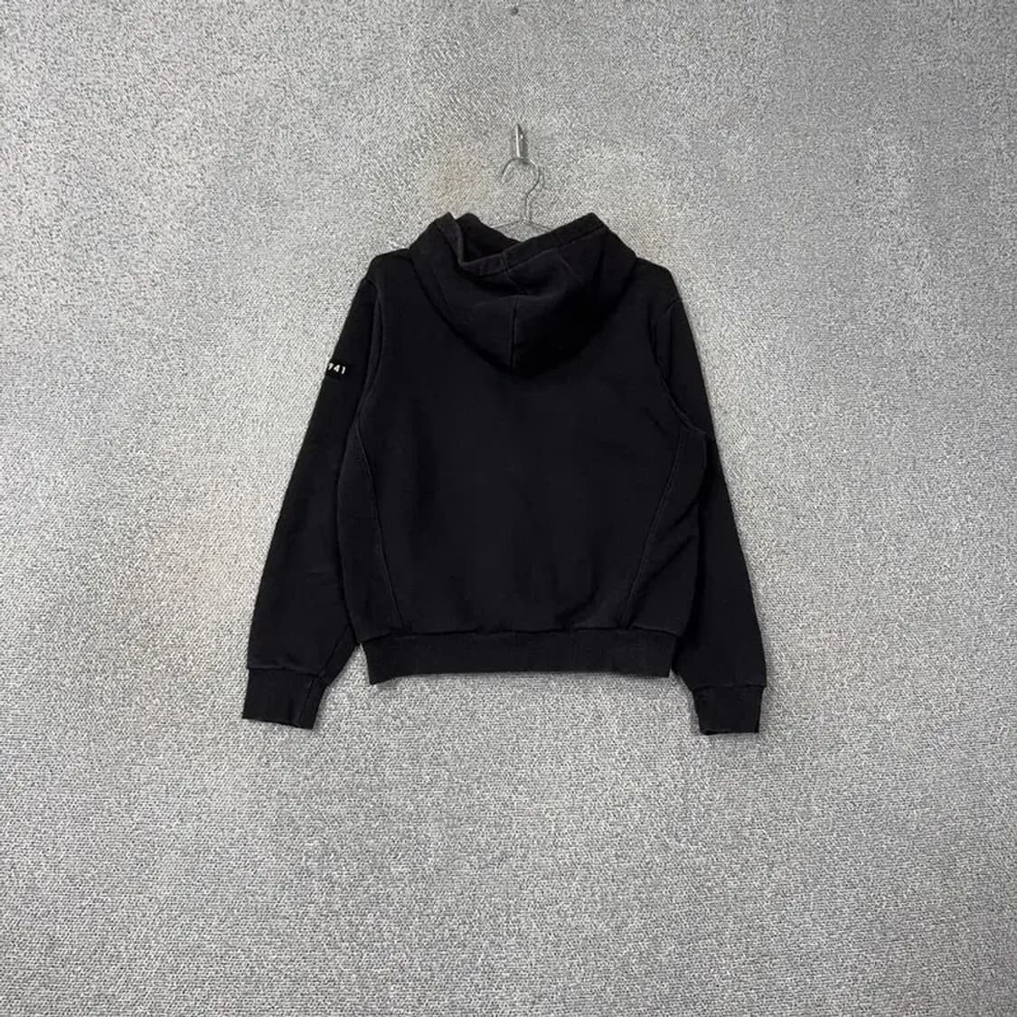 지프 클래식 핏 로고 블랙 후드티 XL 상품이미지2