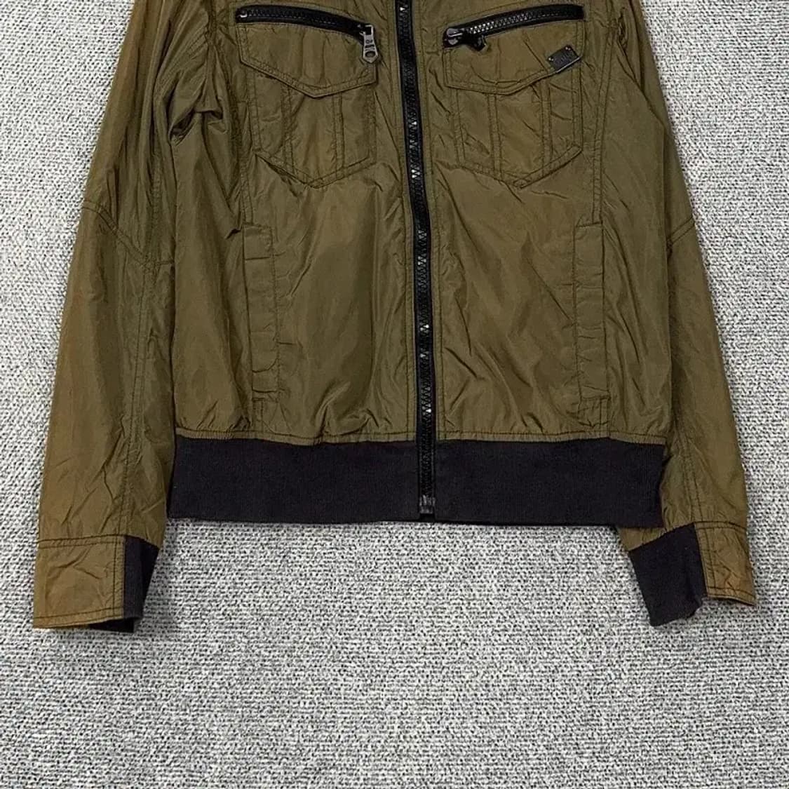 버커루 카키 빈티지 유틸리티 남성 나일론 자켓 L 상품이미지4