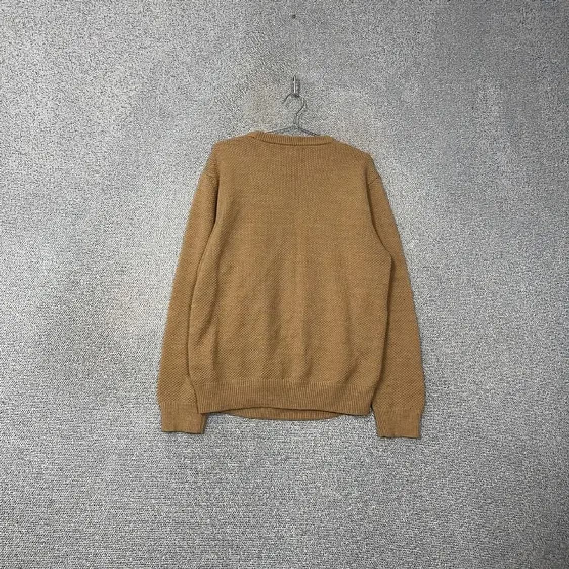 자라 카멜 브라운 캐주얼 꽈배기 니트 XL 상품이미지2