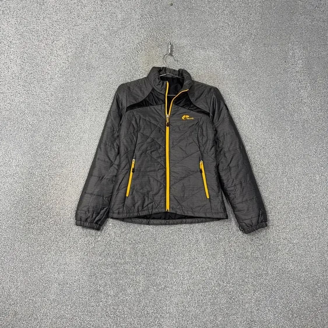 네파 그레이 로고 경량 패딩 점퍼 S 상품이미지1