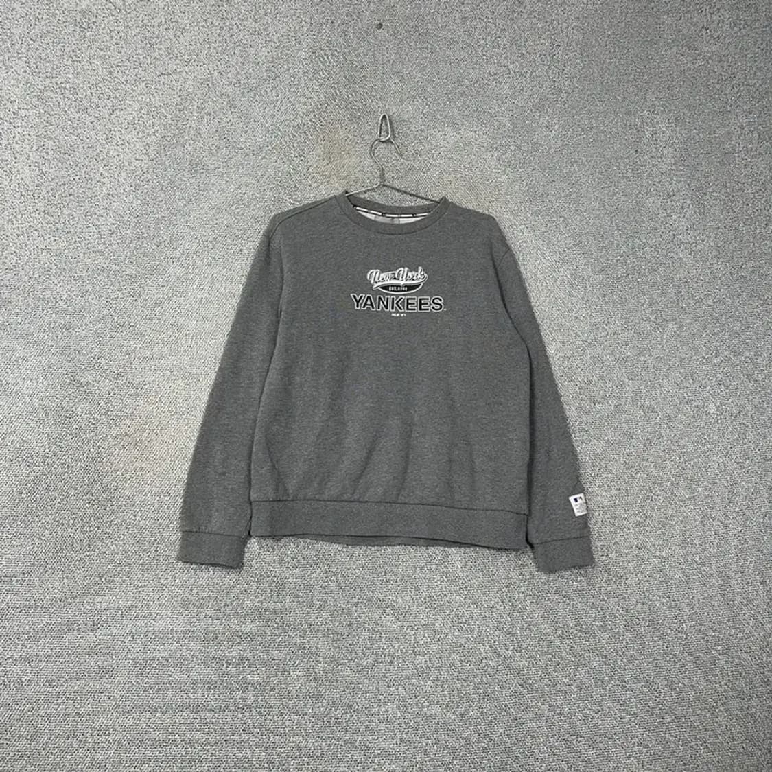 MLB 뉴욕양키즈 딥 그레이 맨투맨 90 상품이미지1