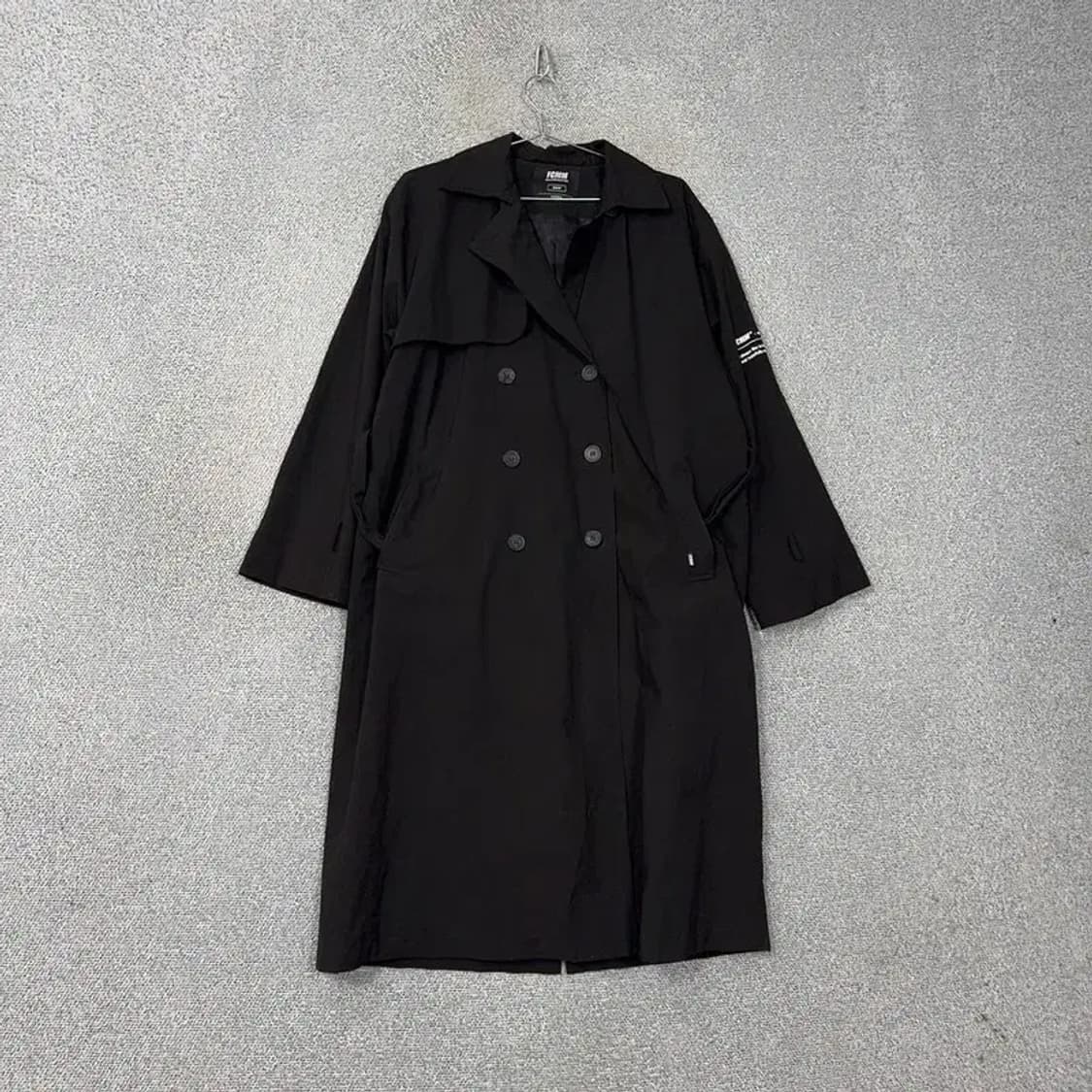 FCMM 남성 빈티지 블랙 트렌치 코트 M 상품이미지1