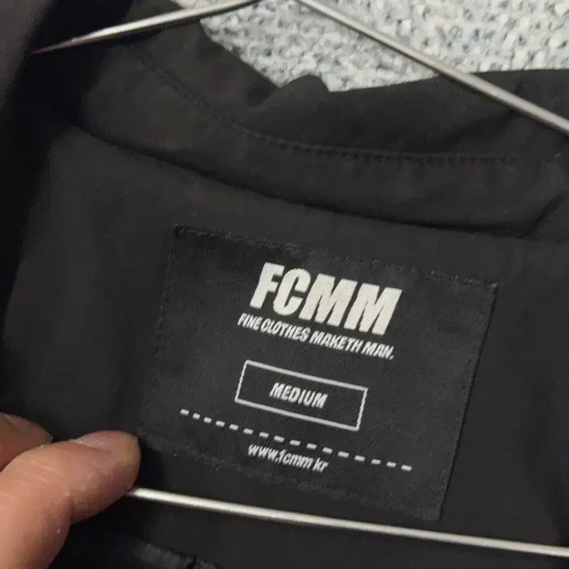 FCMM 남성 빈티지 블랙 트렌치 코트 M 상품이미지5