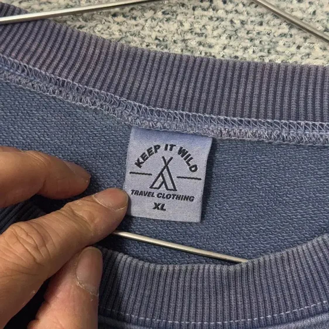 트래블 빈티지 피그먼트 맨투맨 XL 상품이미지3