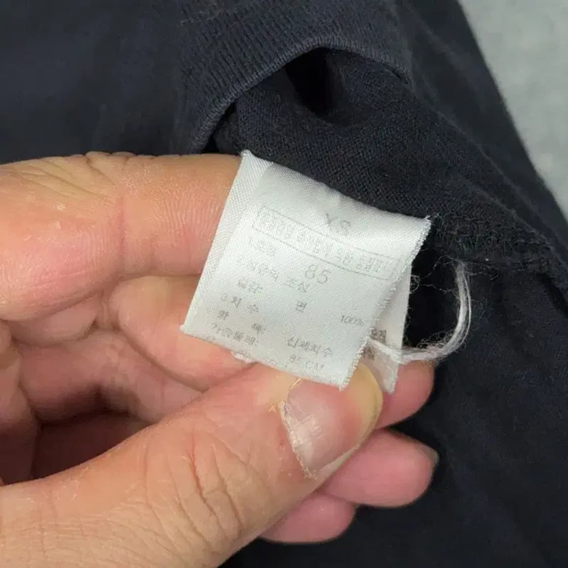 노스페이스 블랙 백프린팅 긴팔티 XS 상품이미지5