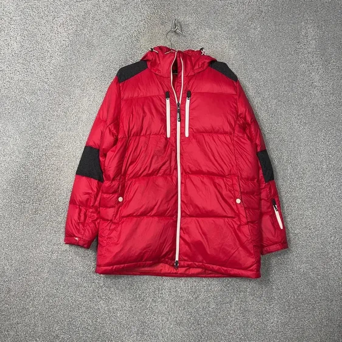 아디다스 레드 캐주얼 덕다운 패딩 점퍼 XL 상품이미지1