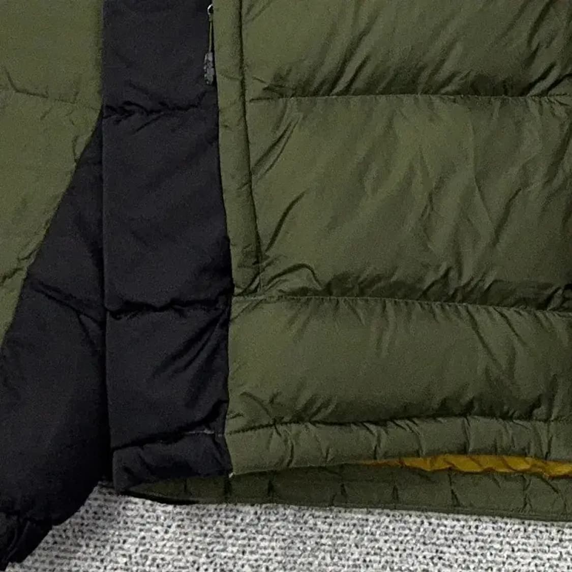 아디다스 카키 로고 구스다운 거위털 패딩 점퍼 100 상품이미지3