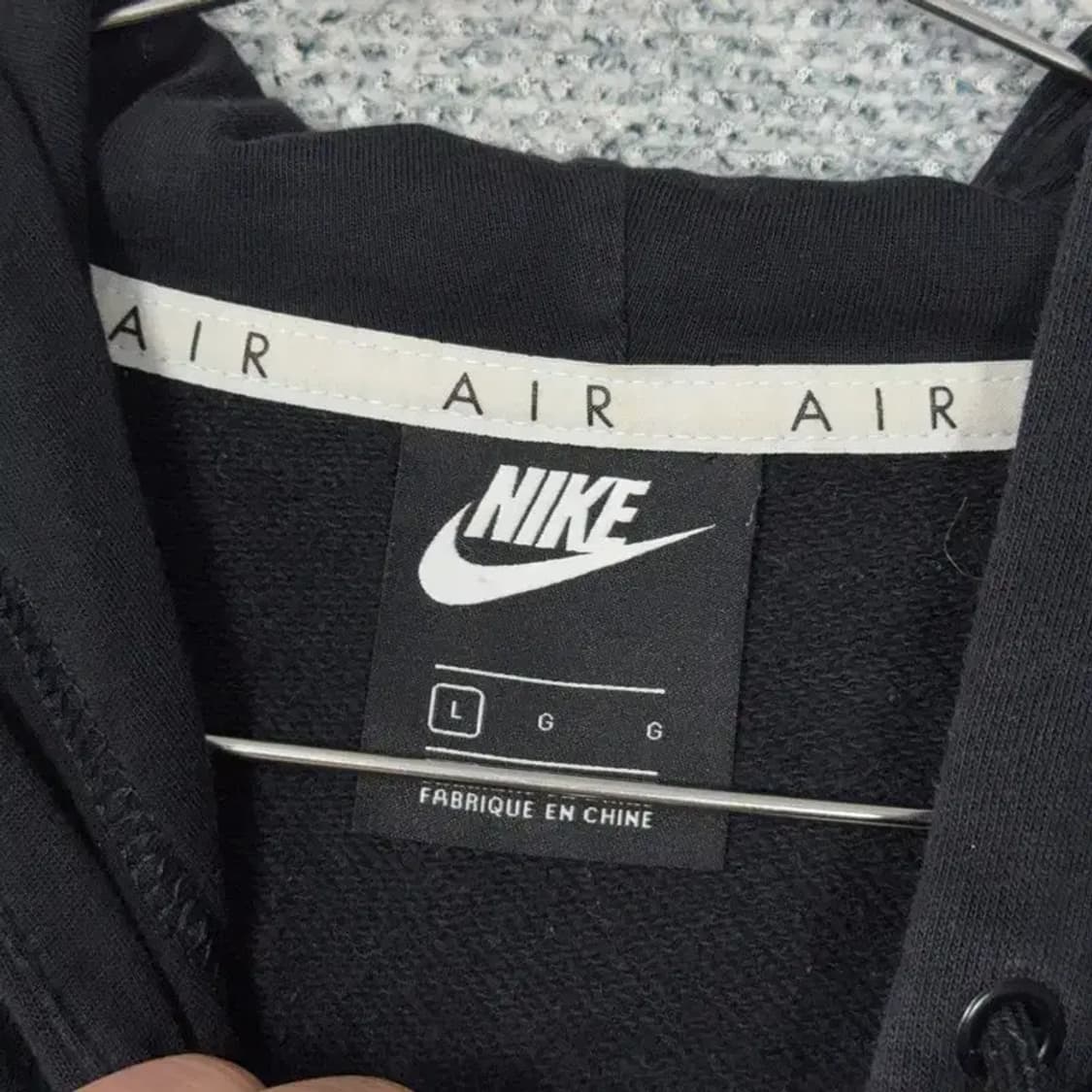 나이키 블랙 로고 캐주얼 후드집업 L 상품이미지3