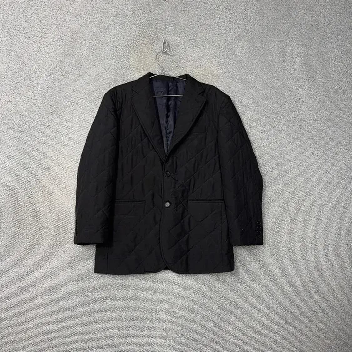 리베르타 블랙 캐주얼 퀄팅 블레이저 자켓 S 상품이미지1