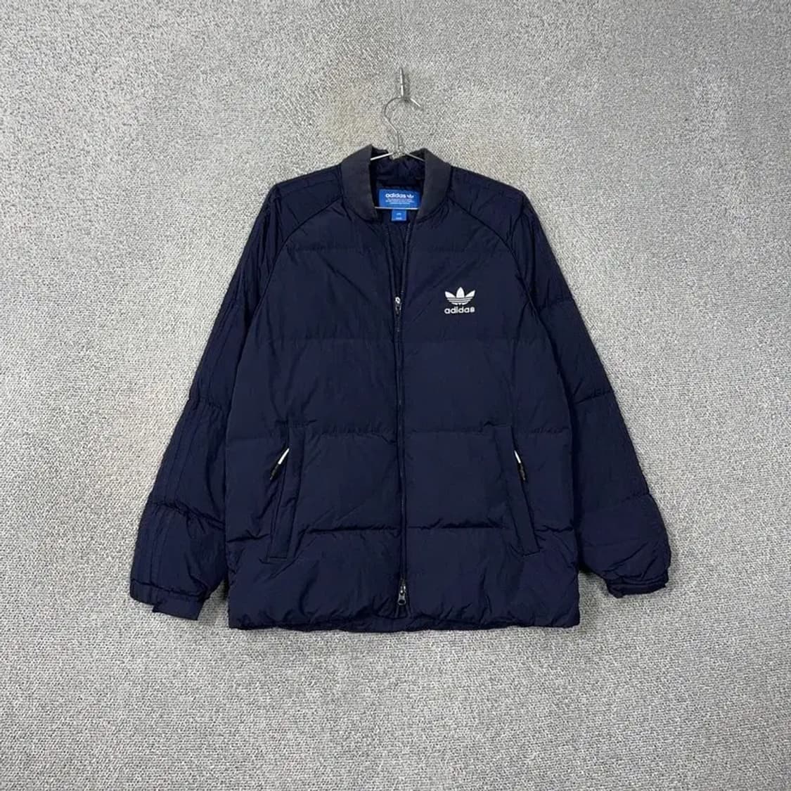아디다스 네이비 불꽃 로고 캐주얼 패딩 점퍼 95 상품이미지1