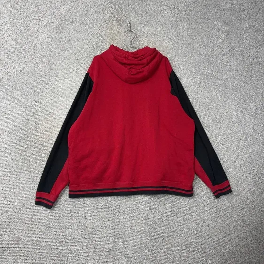 조던 레드 점프맨 로고 오버사이즈 단가라 후드집업 3XL 상품이미지2