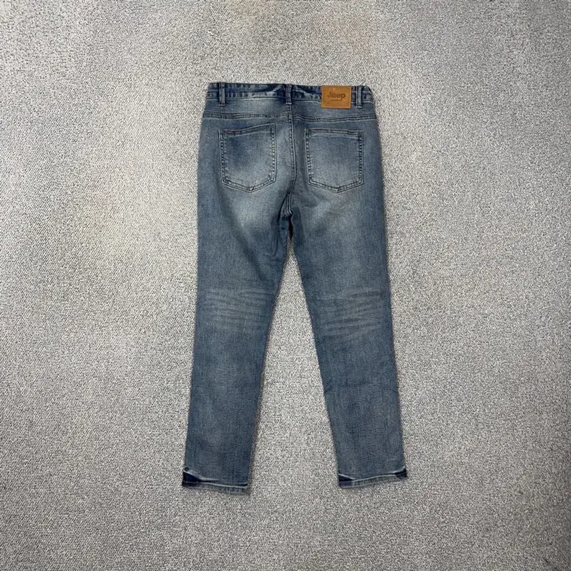 지프 패치 로고 워싱 크롭진 28 상품이미지2