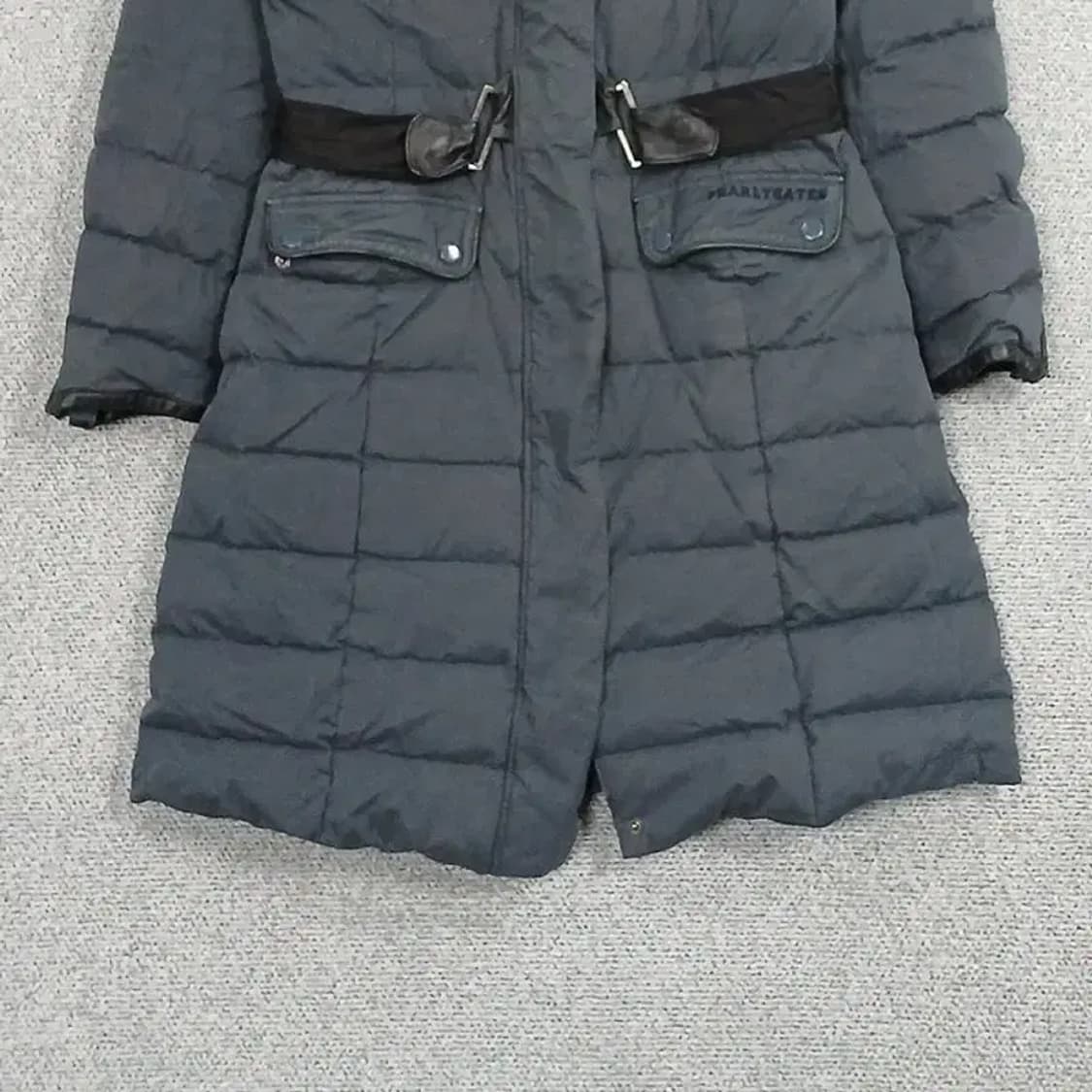 파리게이츠 여성 캐주얼 그레이 퍼 패딩 코트 1사이즈 상품이미지4