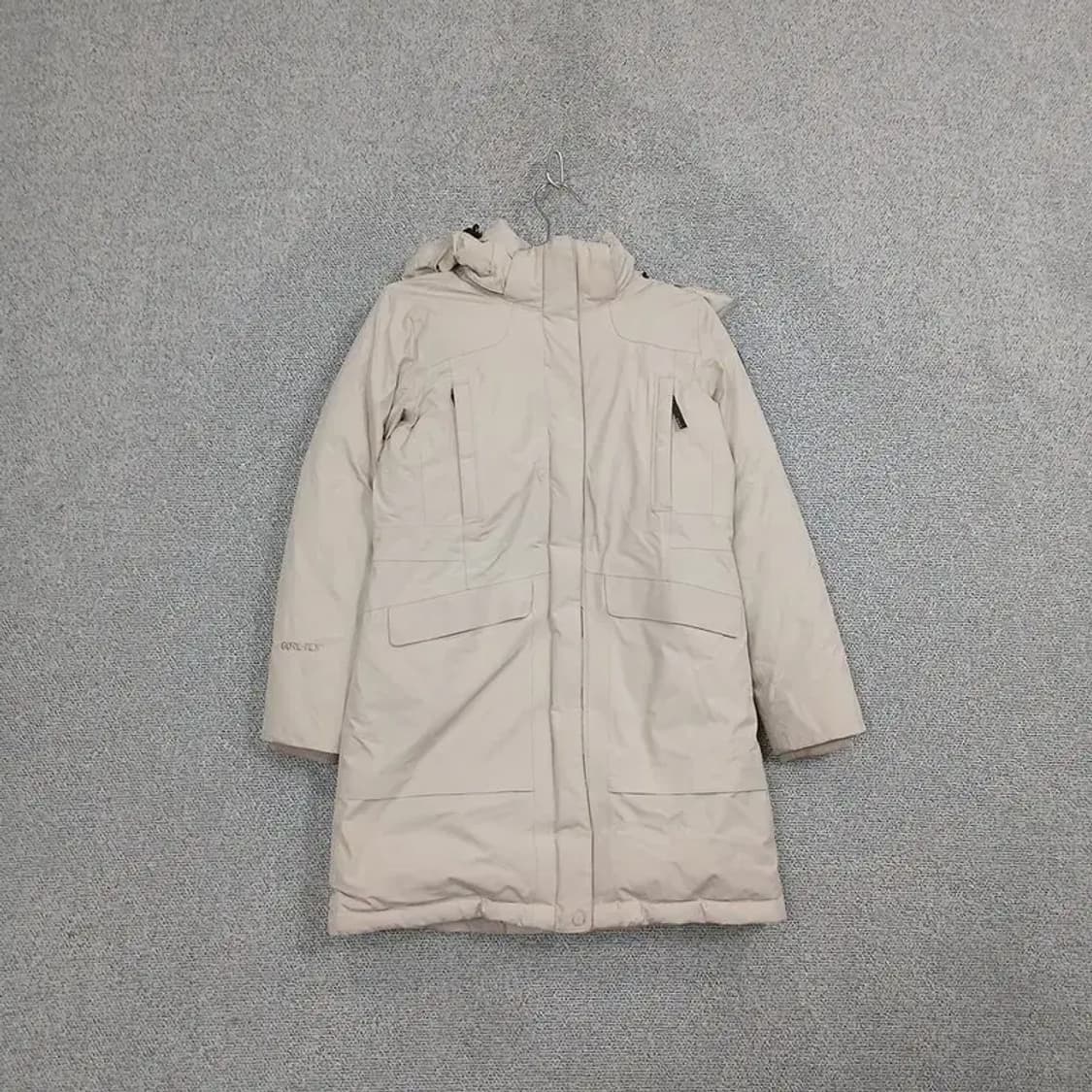 블랙야크 여성 고어텍스 크림 롱 패딩 90 상품이미지1