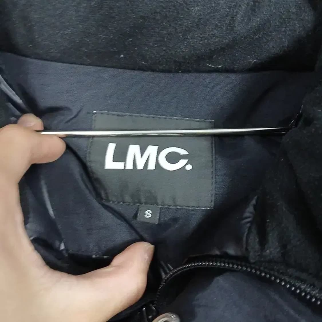 LMC 프린팅 로고 덕다운 오리털 롱패딩 S 상품이미지5