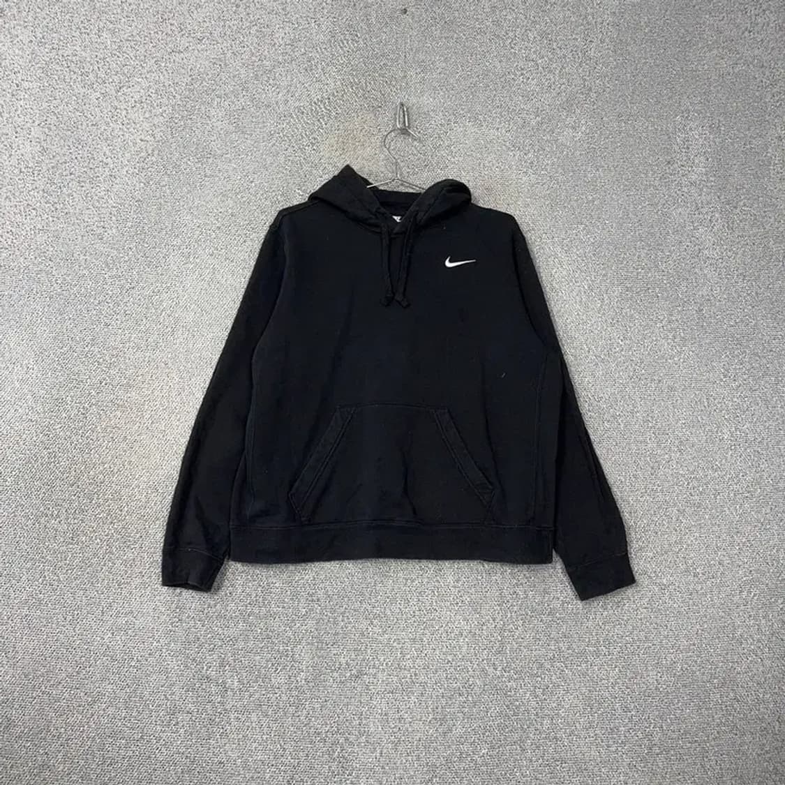 나이키 블랙 로고 스우시 후드티 XL 상품이미지1
