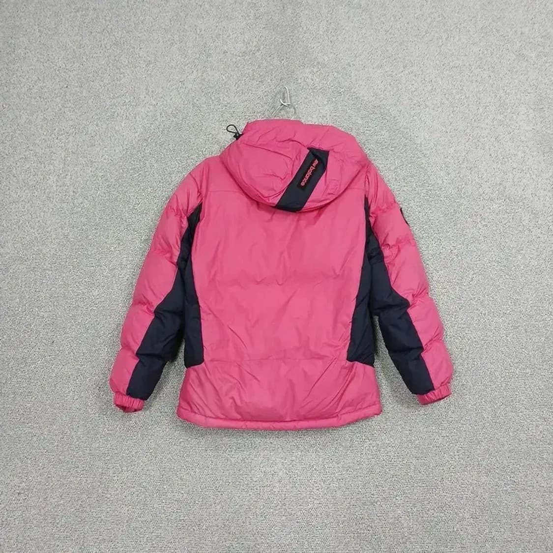 뉴발란스 핑크 로고 캐주얼 구스다운 패딩 점퍼 S 상품이미지2