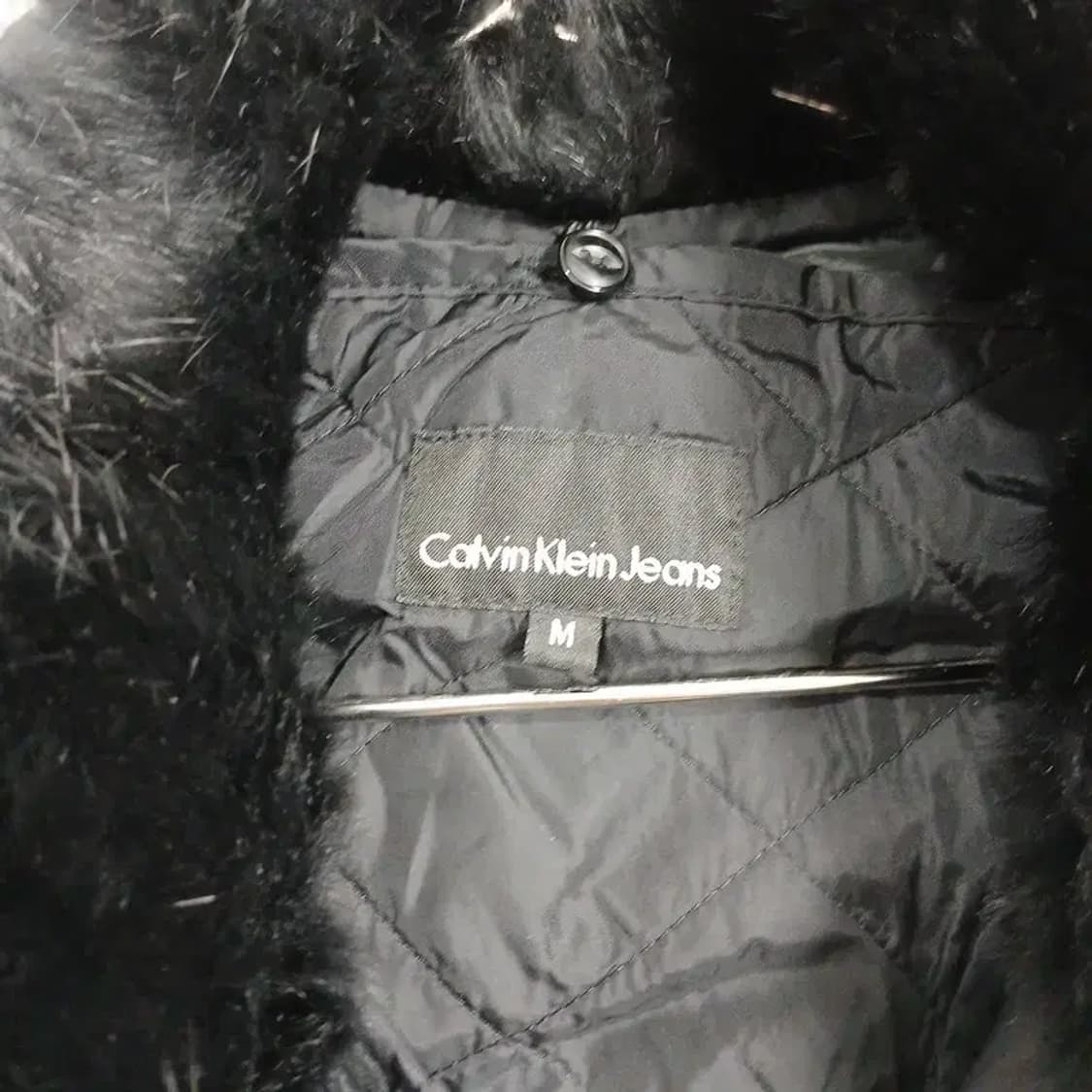 캘빈클라인 래빗퍼 다운 캐주얼 패딩 점퍼 M 상품이미지2