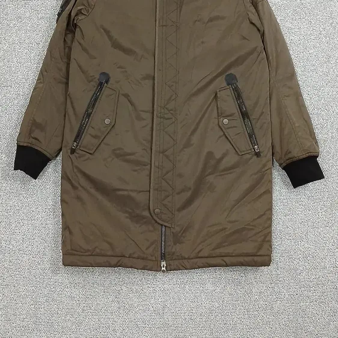 아이더 브라운 MA-1 롱패딩 자켓 M 상품이미지4