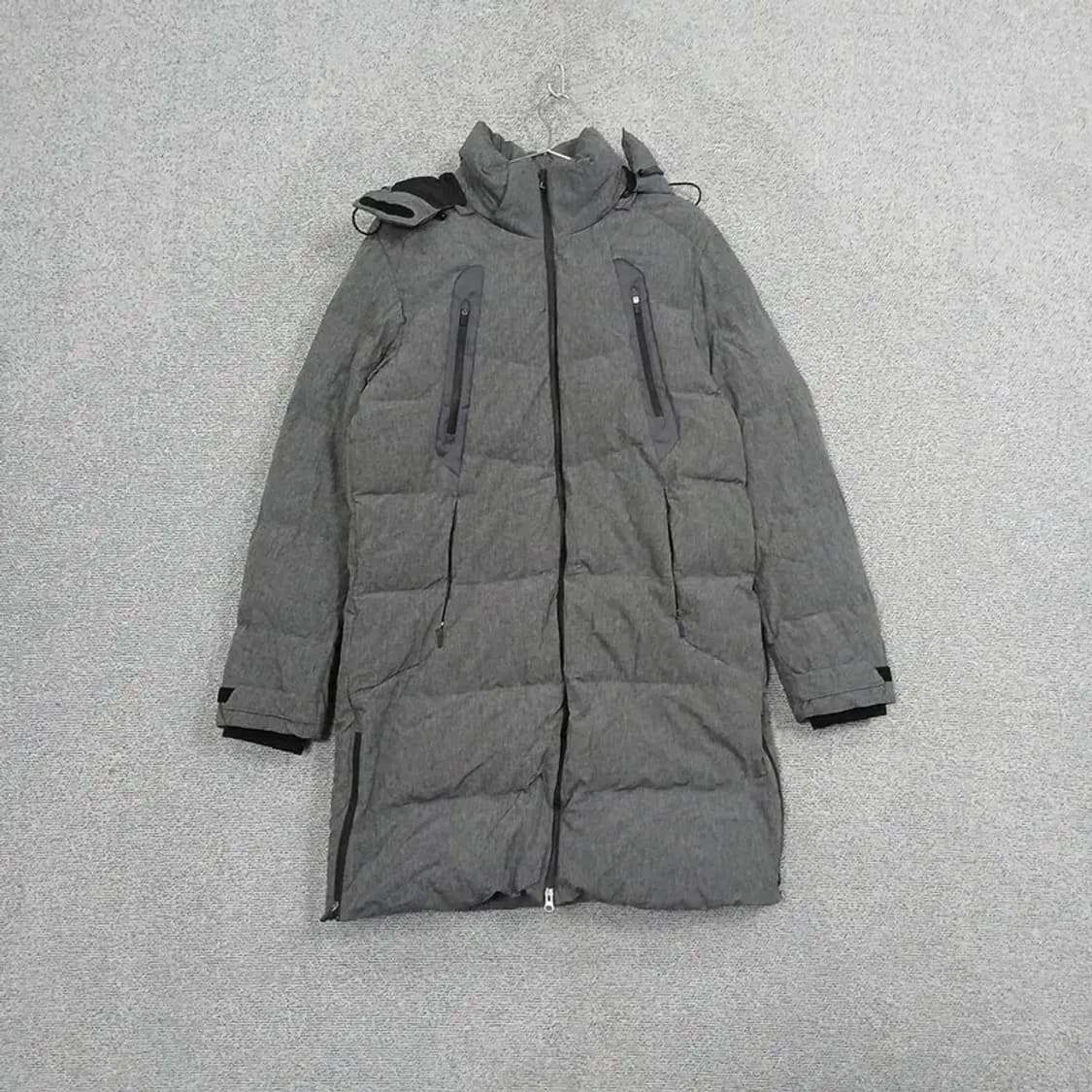아디다스 그레이 덕다운 캐주얼 롱패딩 110 상품이미지1