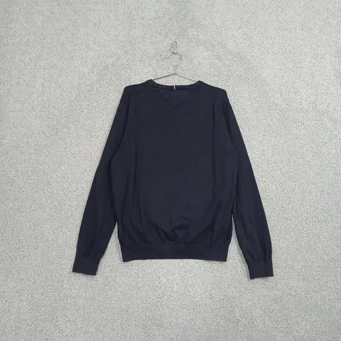 타미힐피거 네이비 로고 코튼 니트 L 상품이미지2