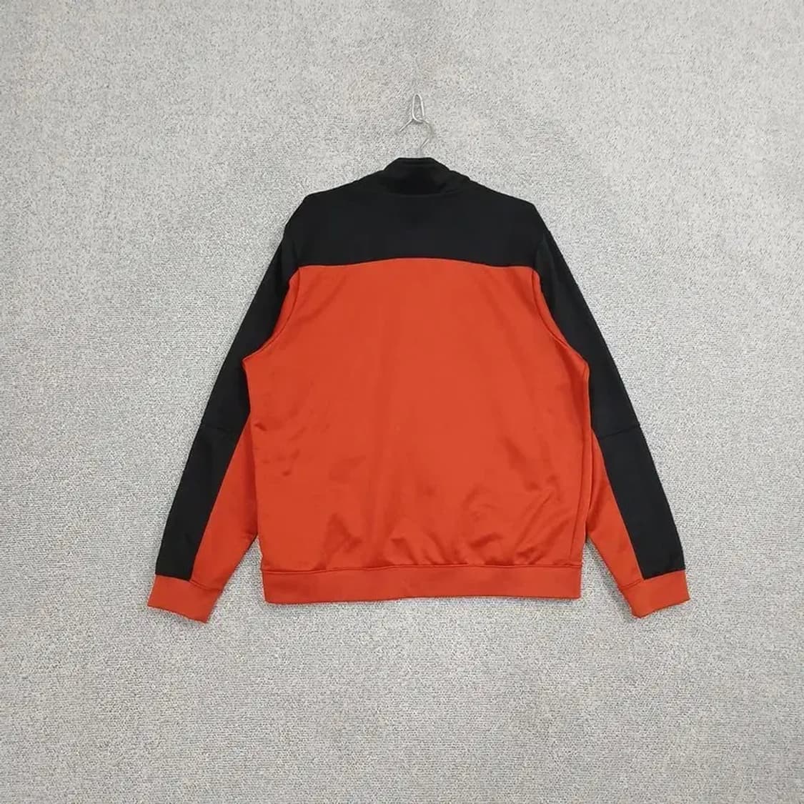 나이키 오렌지 블랙 투톤 로고 트랙탑 집업 저지 XL 상품이미지2