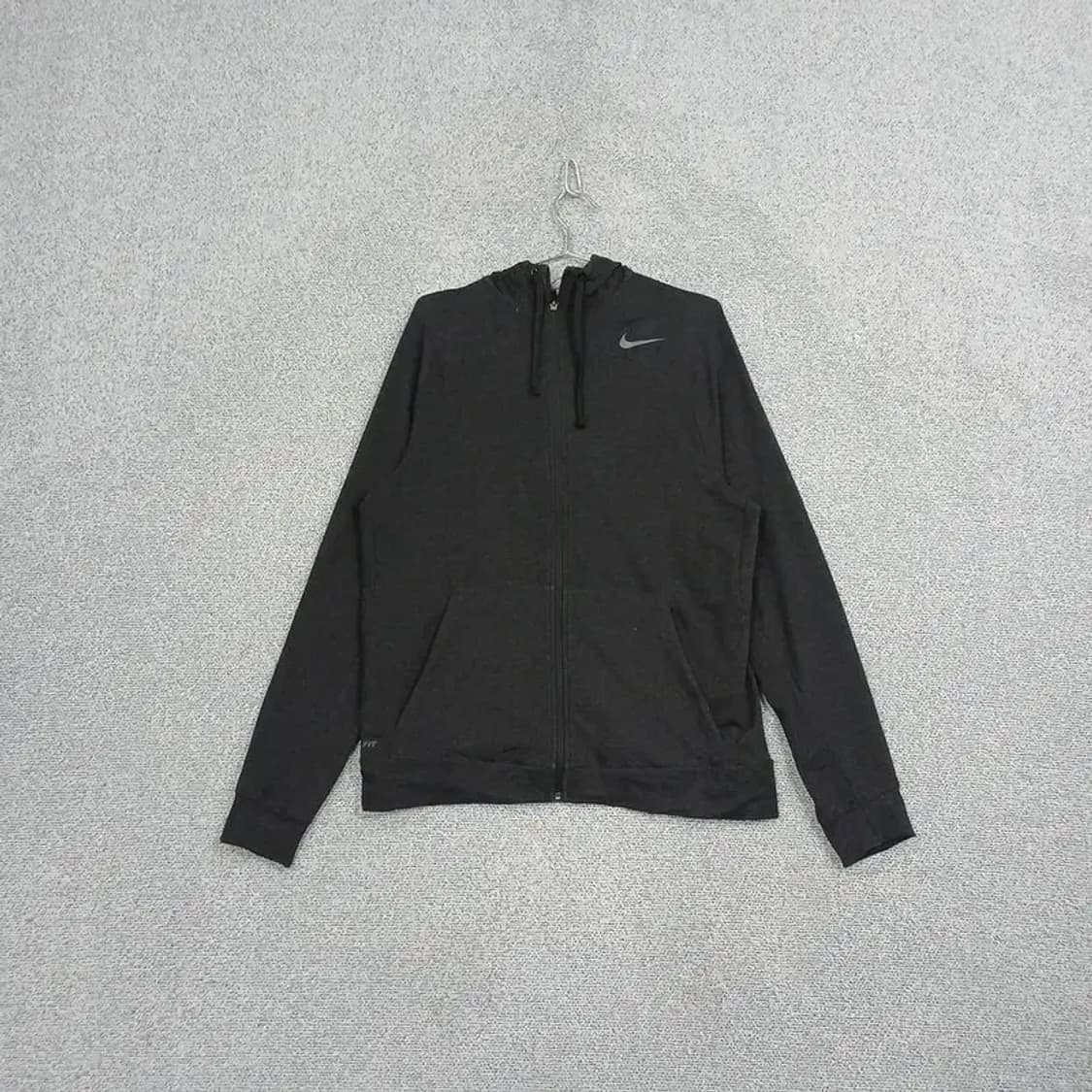 나이키 드라이핏 로고 그레이 기능성 후드티 XXL 상품이미지1