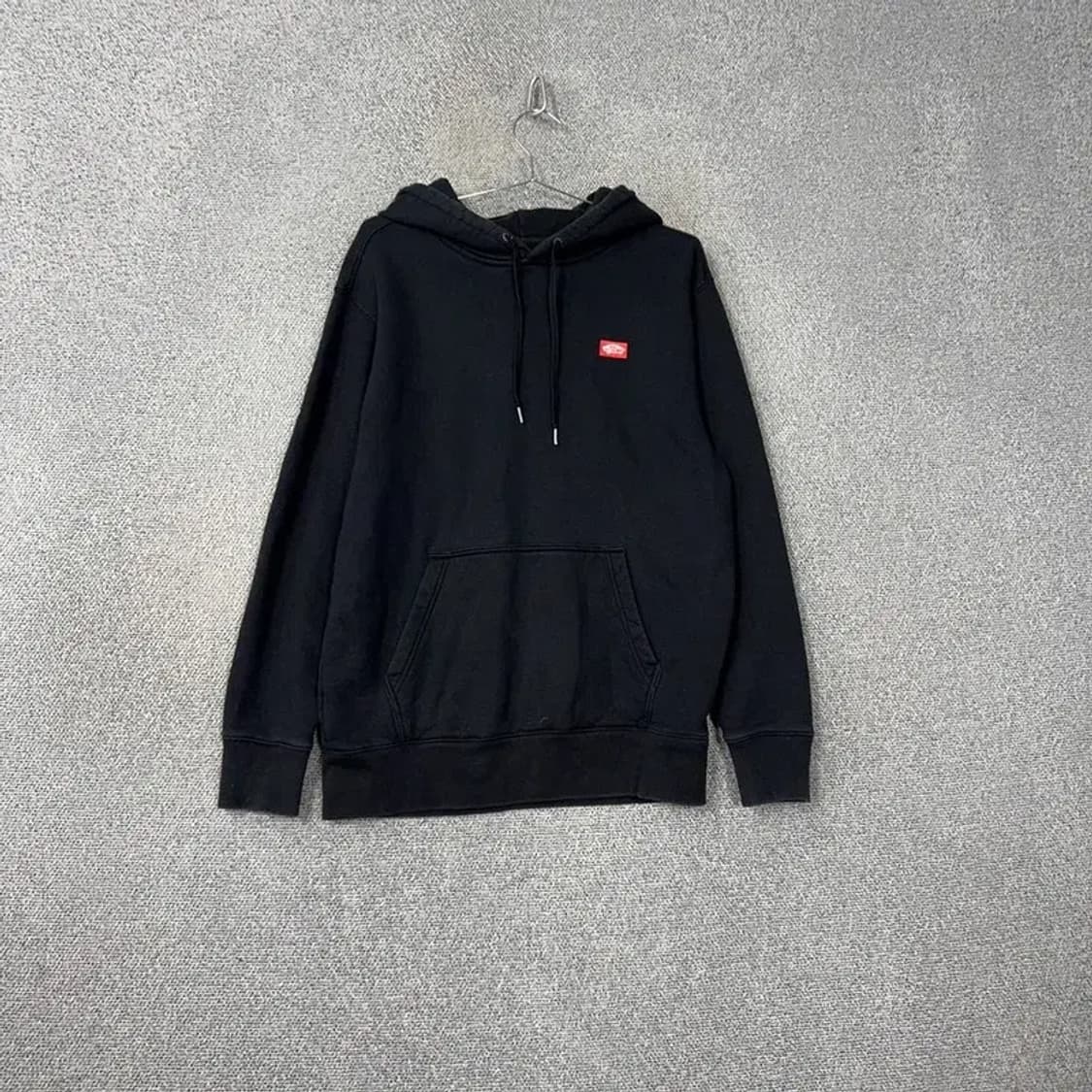 반스 블랙 캐주얼 로고 오버핏 후드티 L 상품이미지1
