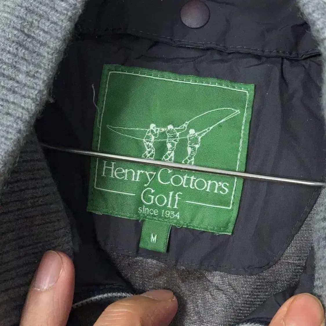 헨리코튼 골프 니트 내피 집업 자켓 M 상품이미지3