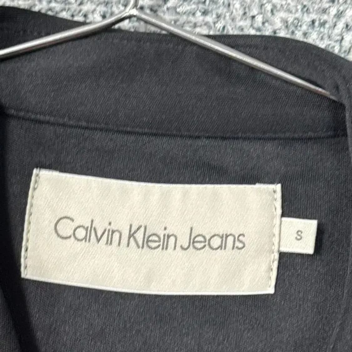 캘빈클라인 블랙 기능성 블루종 자켓 S 상품이미지5