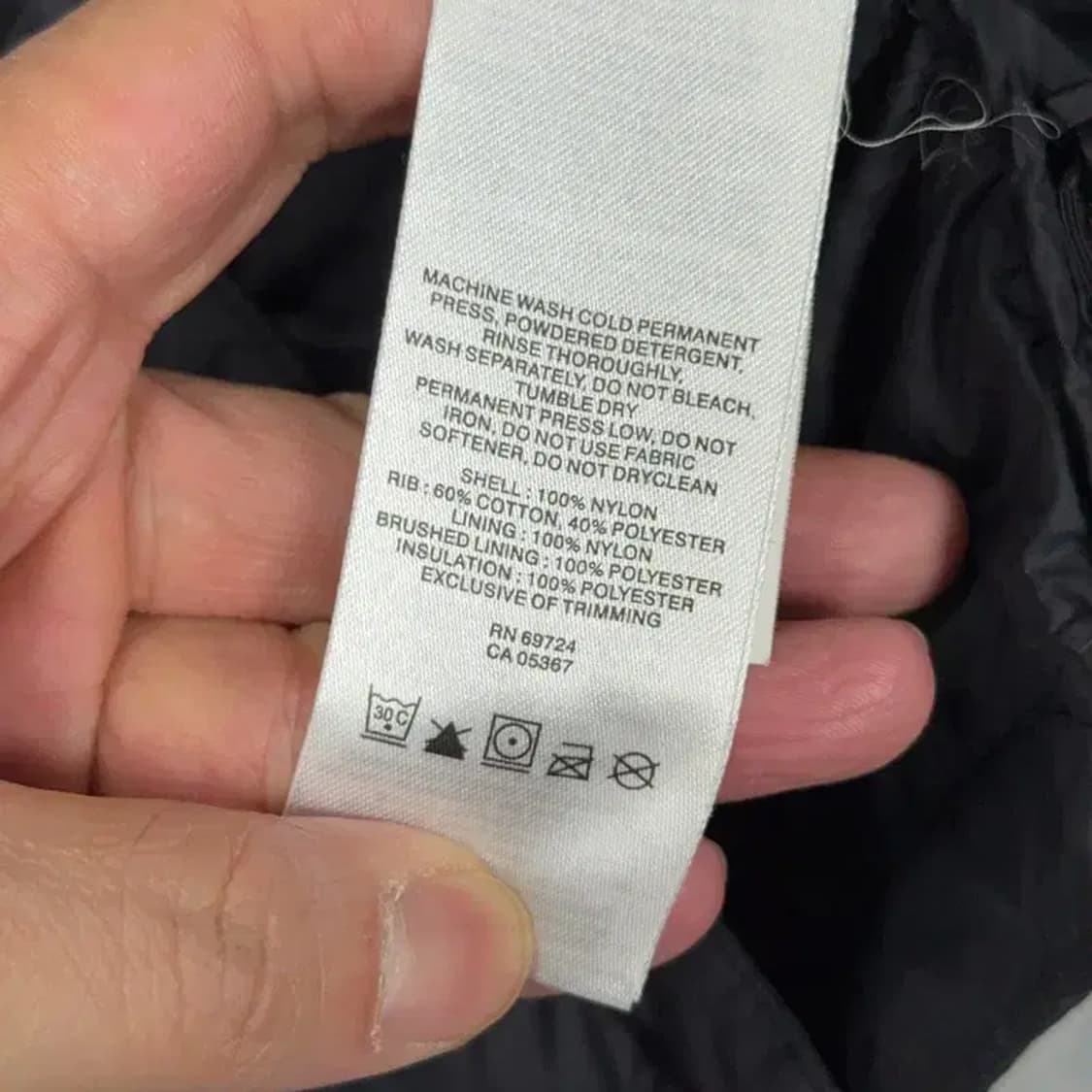 콜롬비아 로고 블랙 경량 패딩 L 상품이미지4