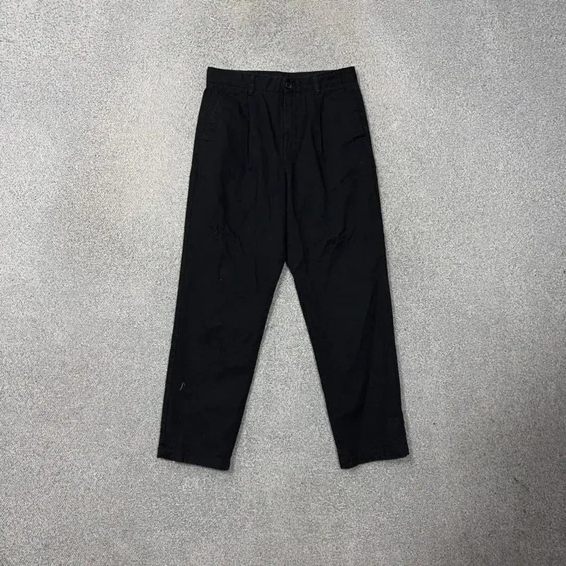 무신사스탠다드 캐주얼 블랙 팬츠 30 상품이미지1