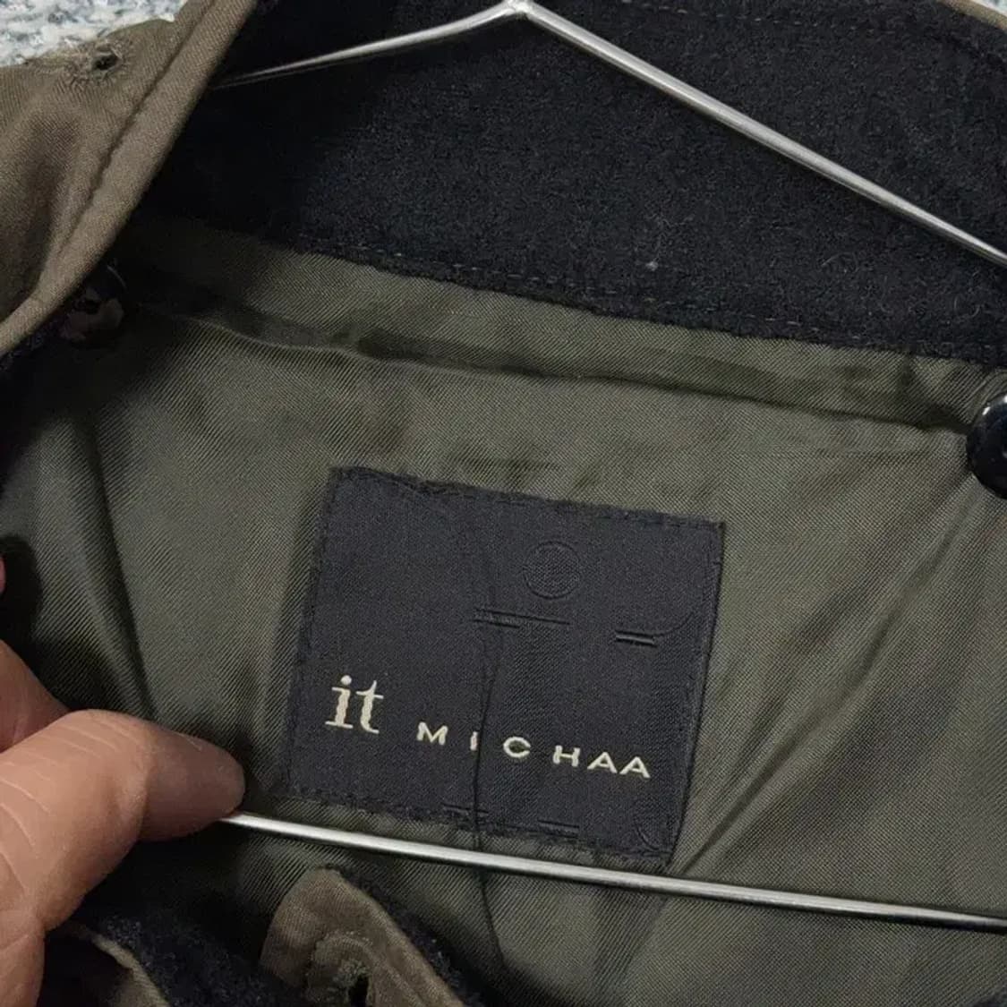 미샤 브라운 허리 밴딩 빈티지 코튼 코트 88-165 상품이미지5