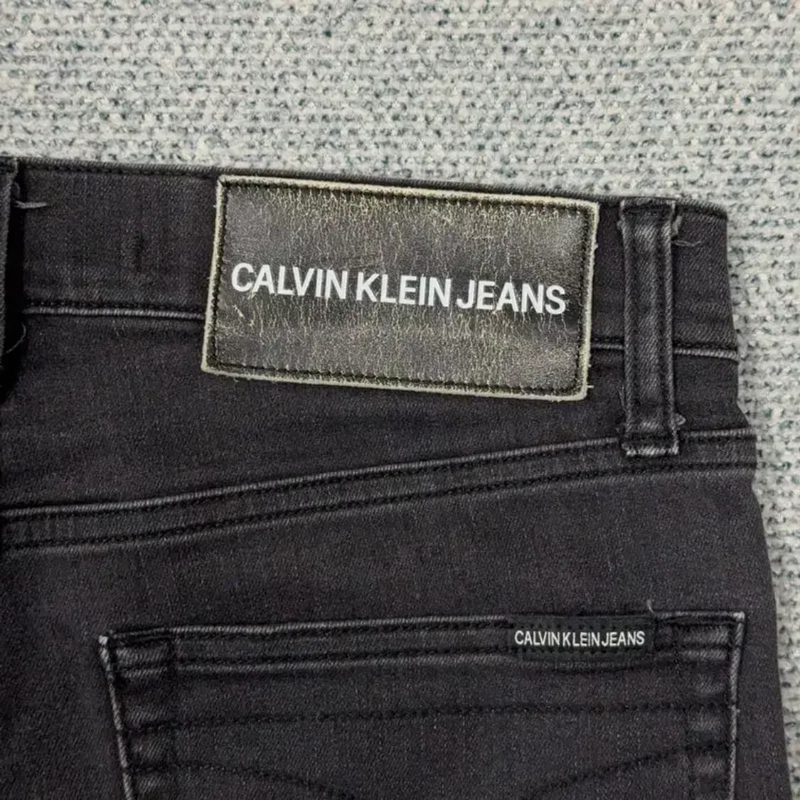 캘빈클라인 흑청 스키니진 W29 x L34 상품이미지6