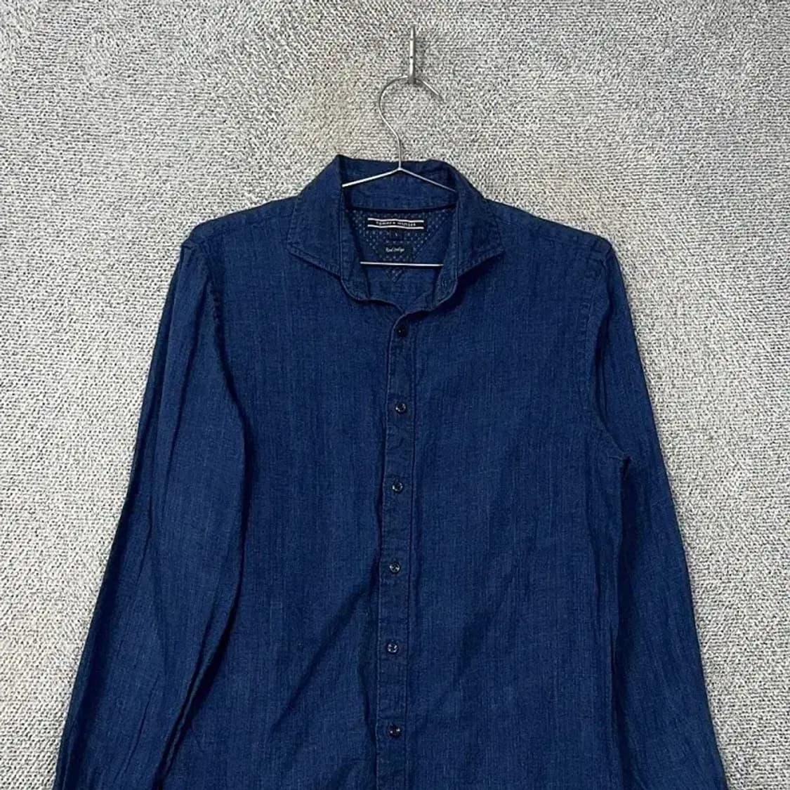 타미힐피거 인디고 데님 네이비 셔츠 S 상품이미지3