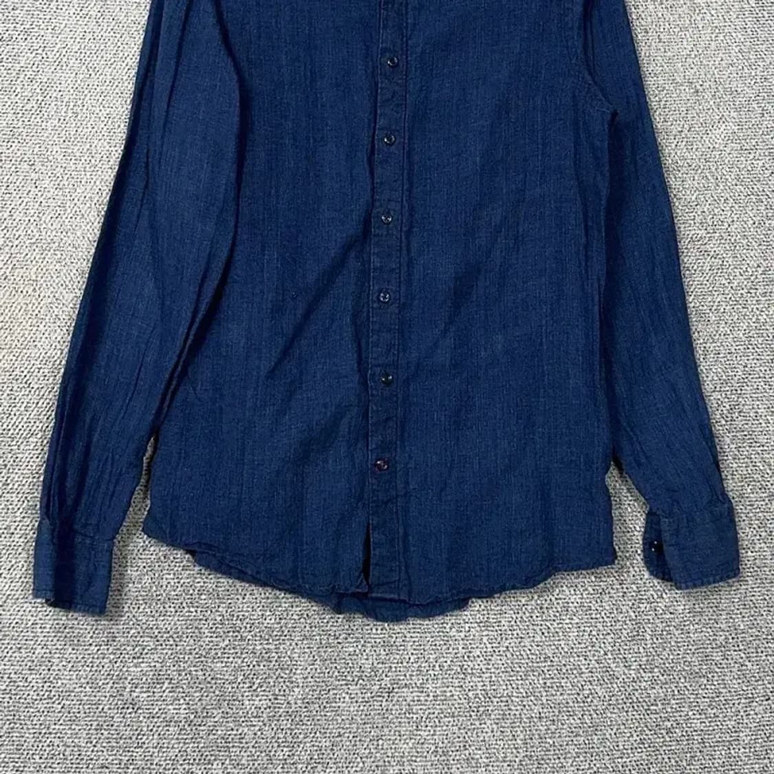 타미힐피거 인디고 데님 네이비 셔츠 S 상품이미지4
