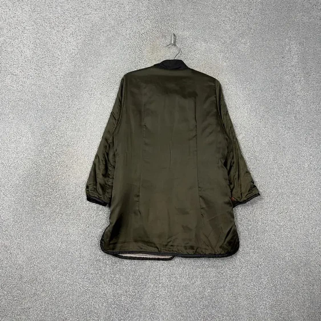 잇 미샤 그레이 카키 투톤 롱 집업 자켓 88-165 상품이미지2