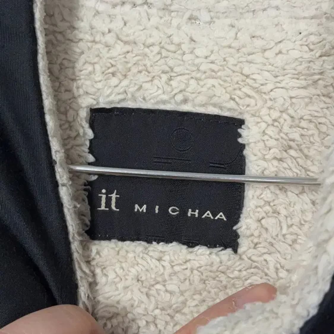 잇 미샤 그레이 카키 투톤 롱 집업 자켓 88-165 상품이미지5