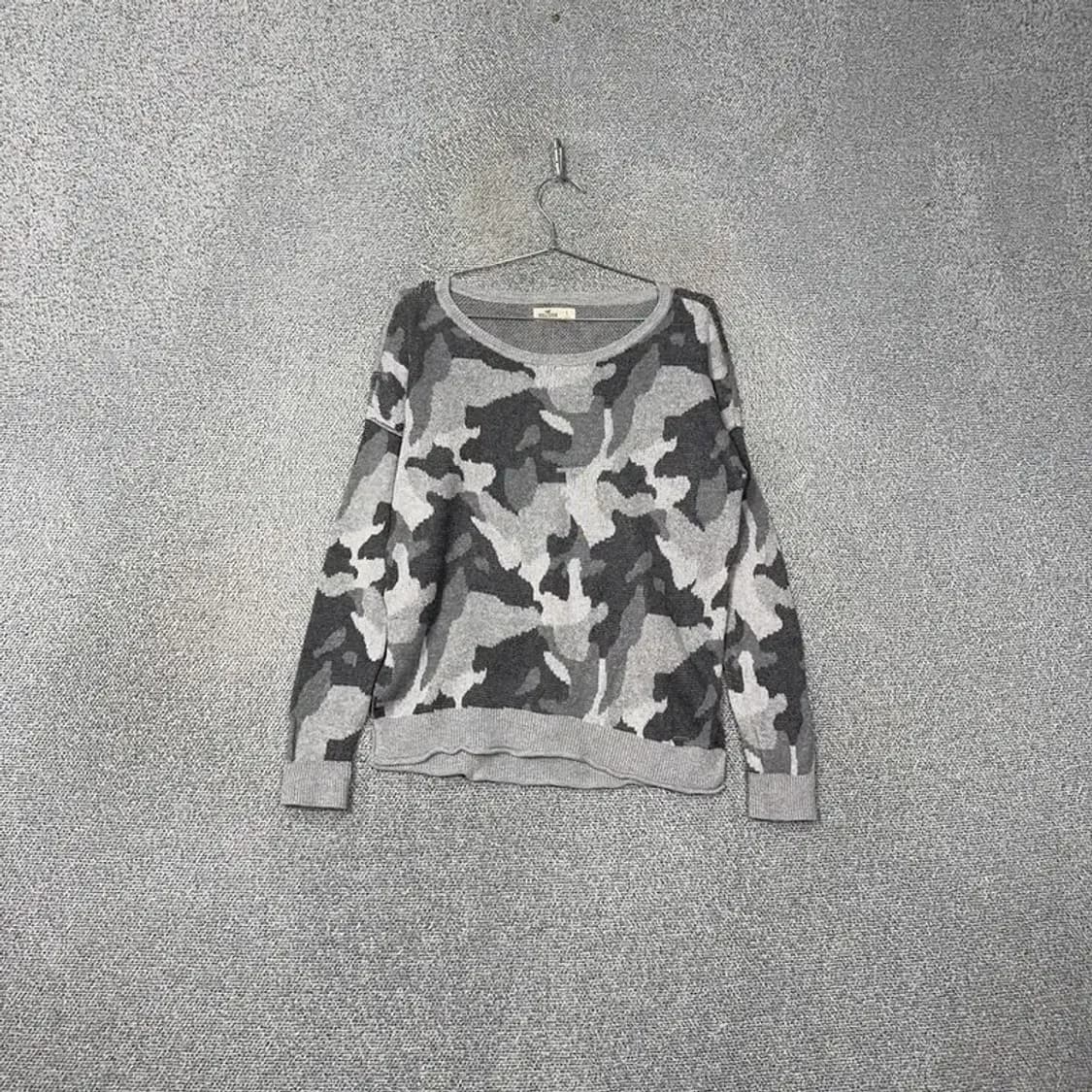 홀리스터 밀리터리 코튼 니트 S 상품이미지1