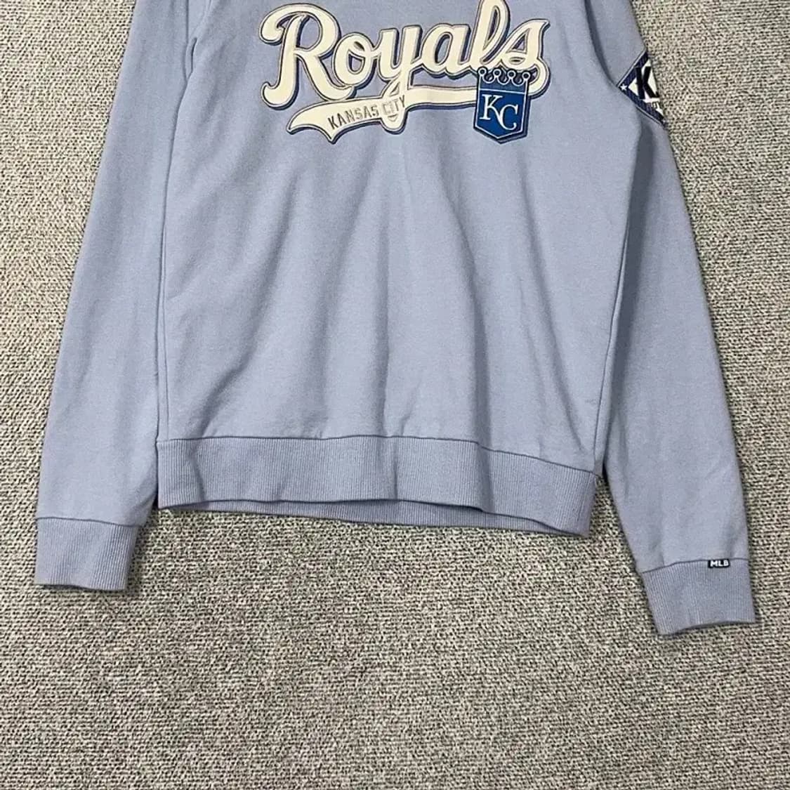 MLB 프린팅 라이트 블루 맨투맨 95 상품이미지4