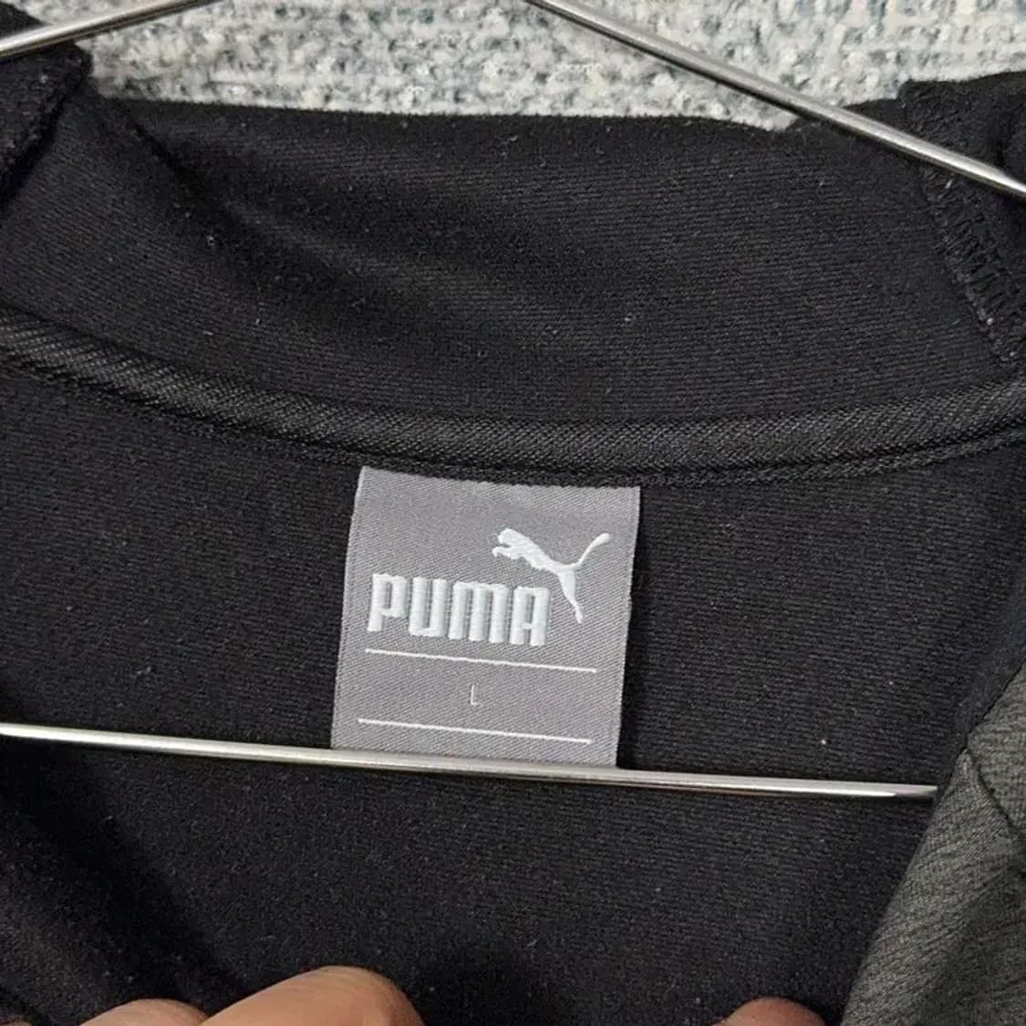 푸마 기능성 그레이 후드 집업 L 상품이미지3